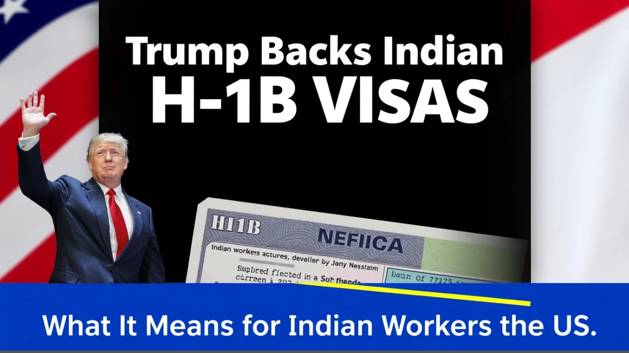 Trump Supports Indian H-1B Visas