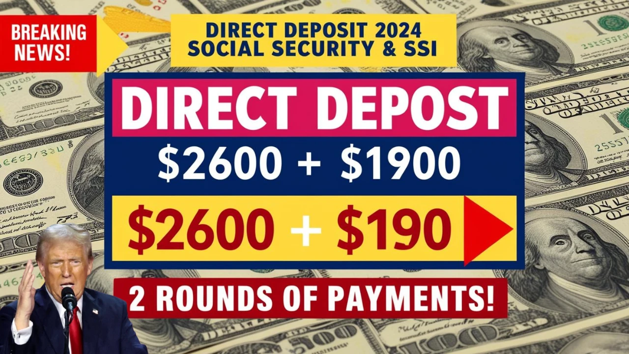 $2,600 + $1,900 Direct Deposit in 2024