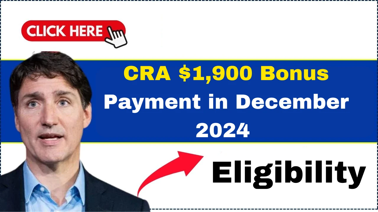 CRA $1,900 Bonus Payment in December