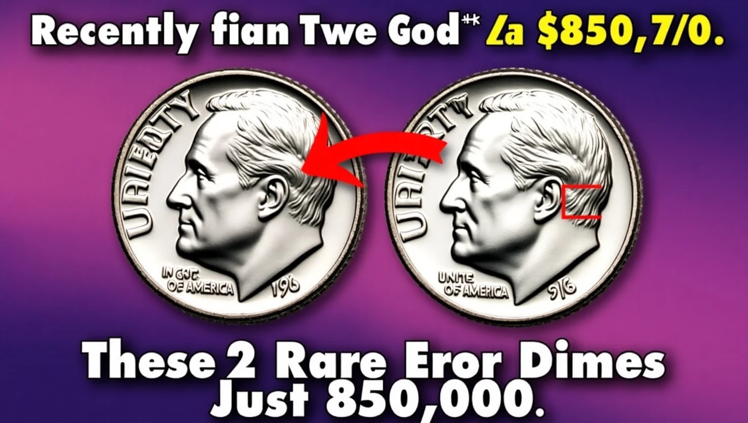 Rare Error Dimes Sell for $850,000