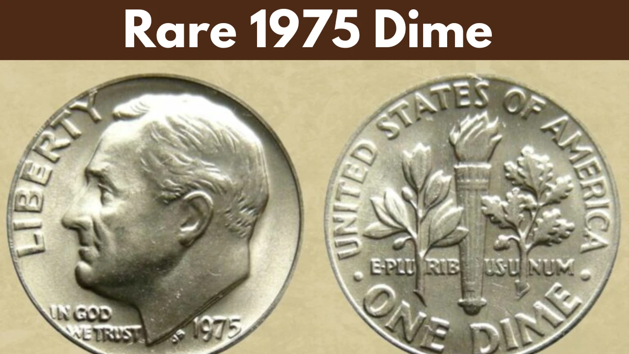 Rare 1975 Dime with Minting