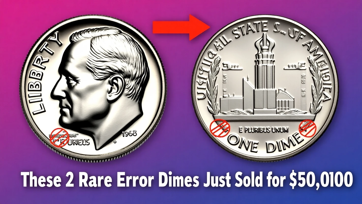 Rare Error Dimes Sell for $850,000