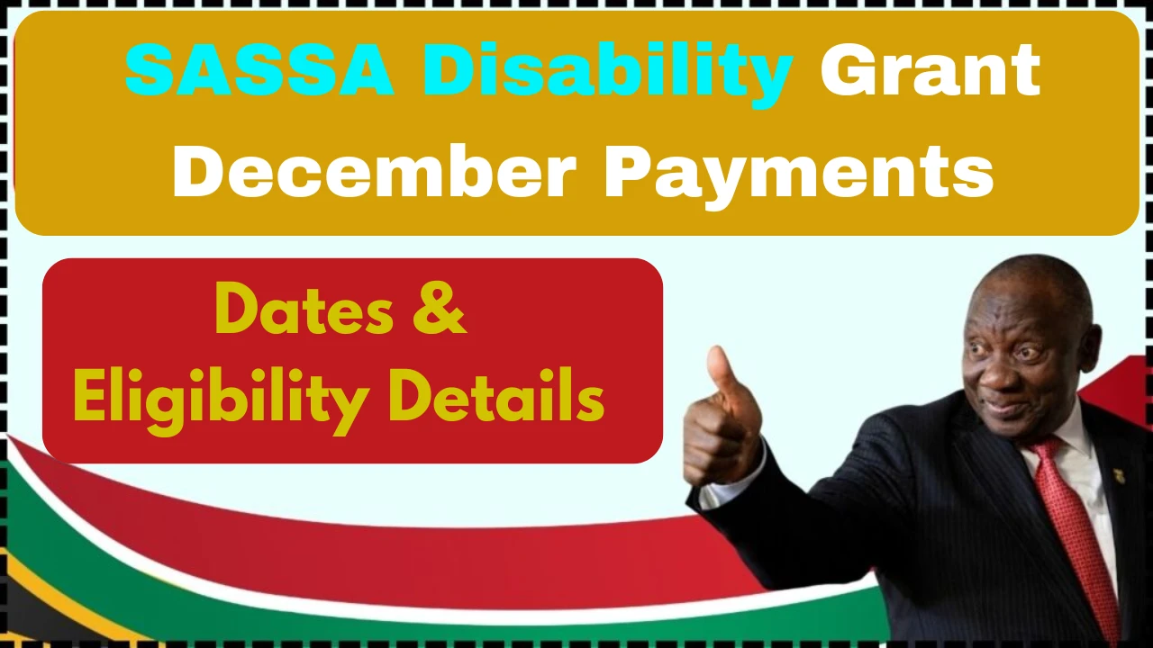 SASSA Disability Grant