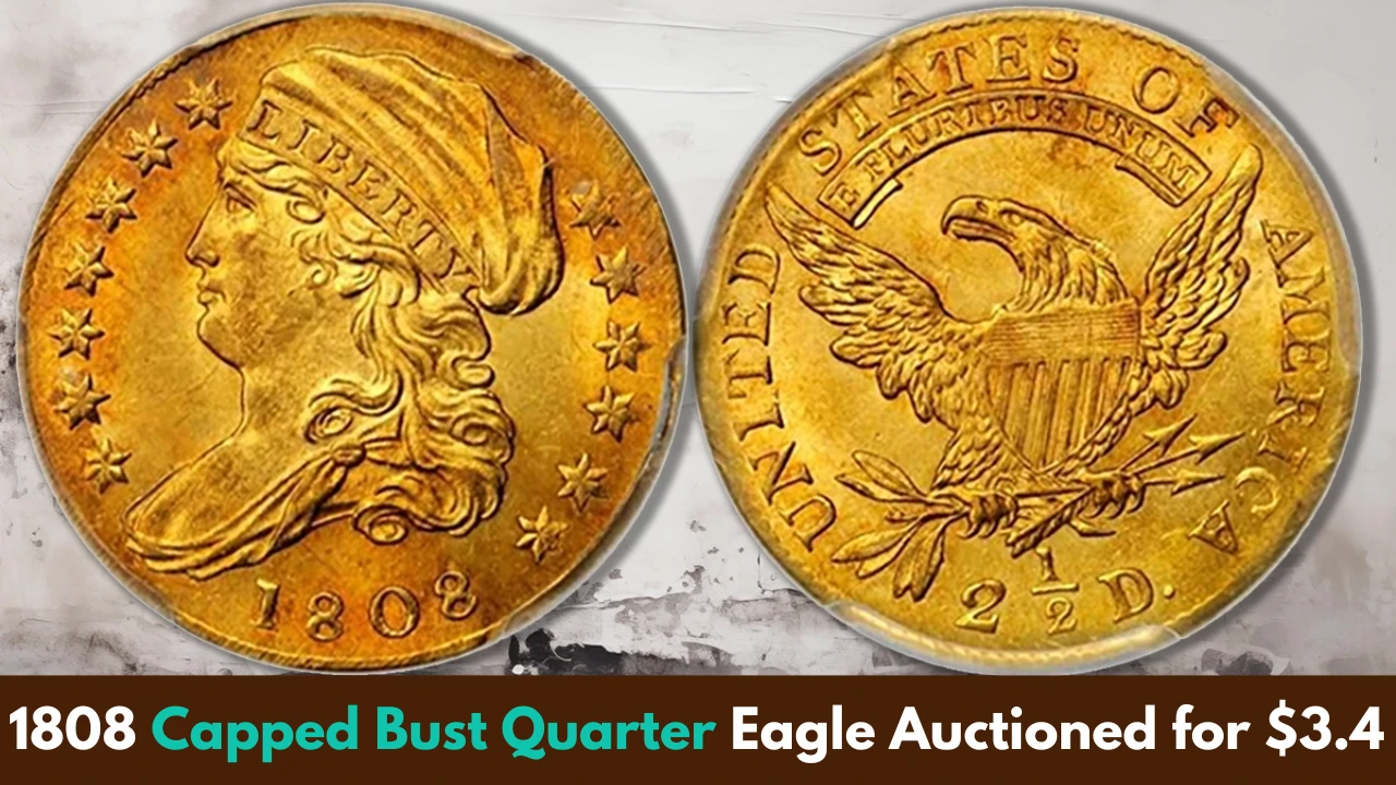 1808 Capped Bust Quarter Eagle