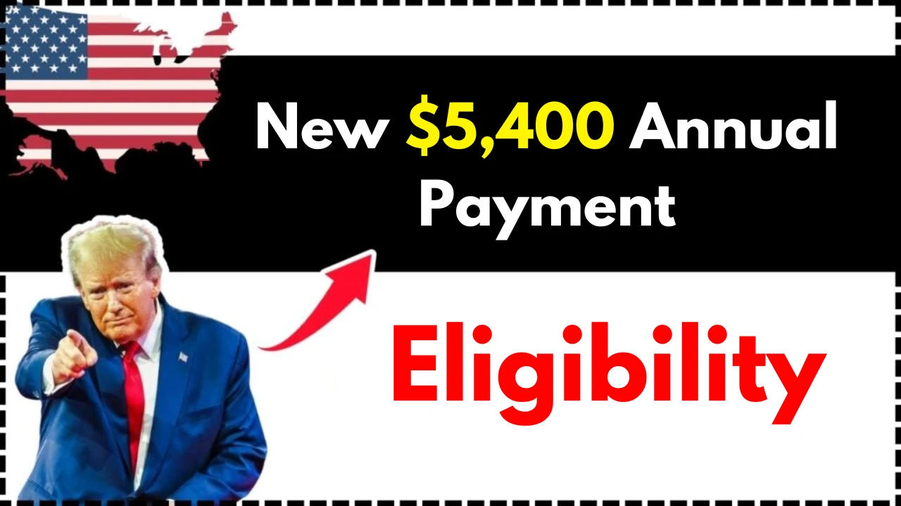 New $5,400 Annual Payment