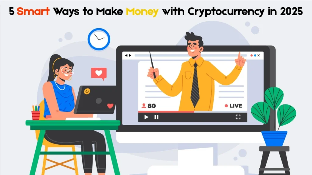 5 Smart Ways to Make Money with Cryptocurrency in 2025