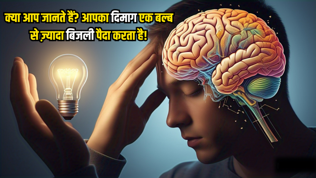 क्या आप जानते हैं आपका दिमाग एक बल्ब से ज़्यादा बिजली पैदा करता है!