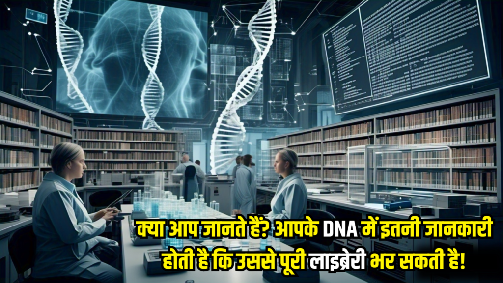 क्या आप जानते हैं आपके DNA में इतनी जानकारी होती है कि उससे पूरी लाइब्रेरी भर सकती है!