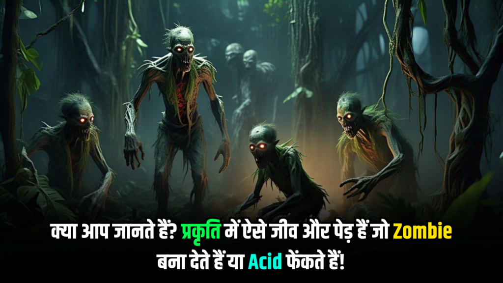 क्या आप जानते हैं प्रकृति में ऐसे जीव और पेड़ हैं जो Zombie बना देते हैं या Acid फेंकते हैं!